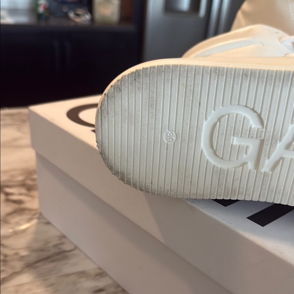 Ganni White Sneakers High-Top Sold out in stores Women’s Sz 9 or 39 Authentic - Picture 6 of 17
